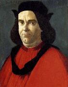 Portrait of Lorenzo di Ser Piero Lorenzi BOTTICELLI, Sandro